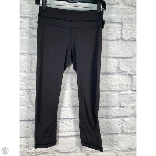 Athletic Capris By Lululemon In Black, Size: 4