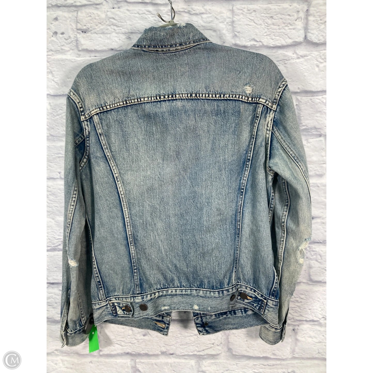 Jacket Denim By Able In Blue Denim, Size: S