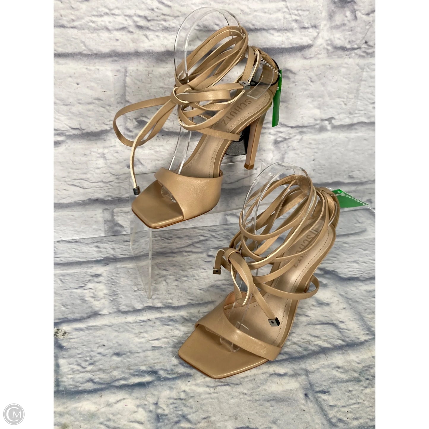 Shoes Heels Stiletto By Schutz In Tan, Size: 5.5