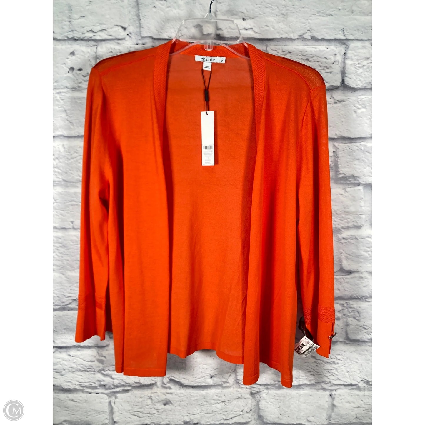 Cardigan By Chicos In Orange, Size: M