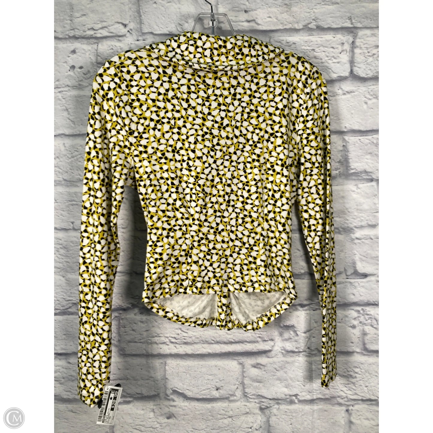 Top Long Sleeve By Maeve In Black & Yellow, Size: Xs