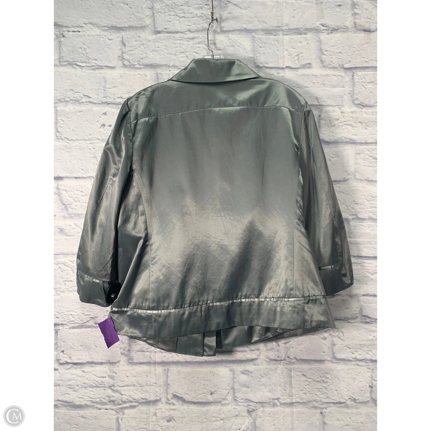 Jacket Other By Chicos In Grey, Size: L