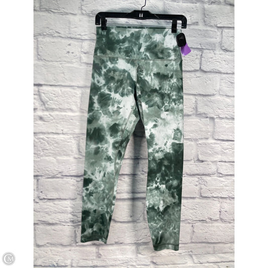 Athletic Leggings By Lululemon In Green, Size: 8