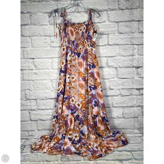 Dress Casual Maxi By Buddy Love In Floral Print, Size: M