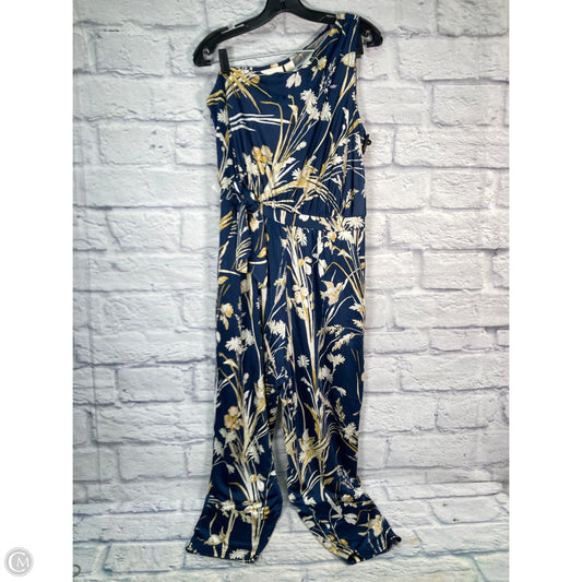 Jumpsuit By Maeve In Blue & Yellow, Size: Mp