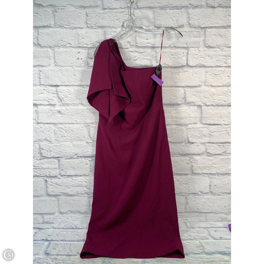Dress Party Midi By Dress The Population In Purple, Size: M