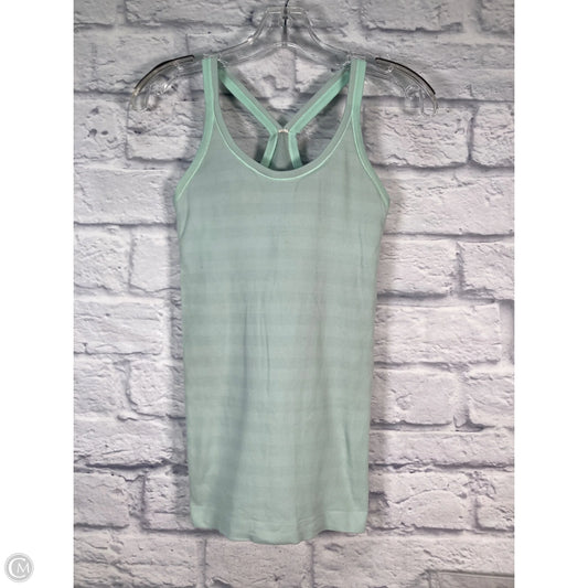 Athletic Tank Top By Lululemon In Green, Size: 4