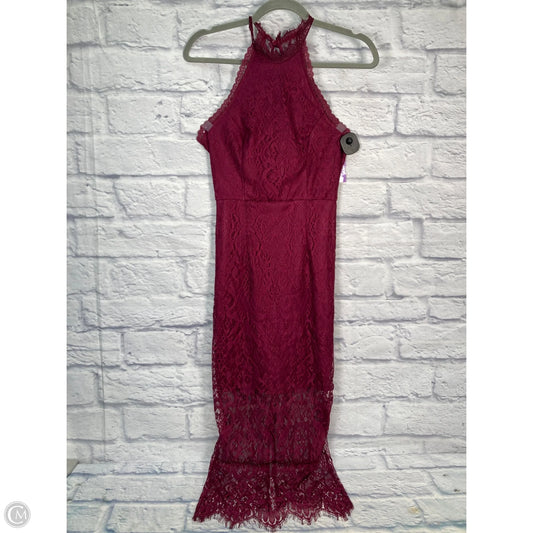 Dress Designer By Milly In Red, Size: Xs