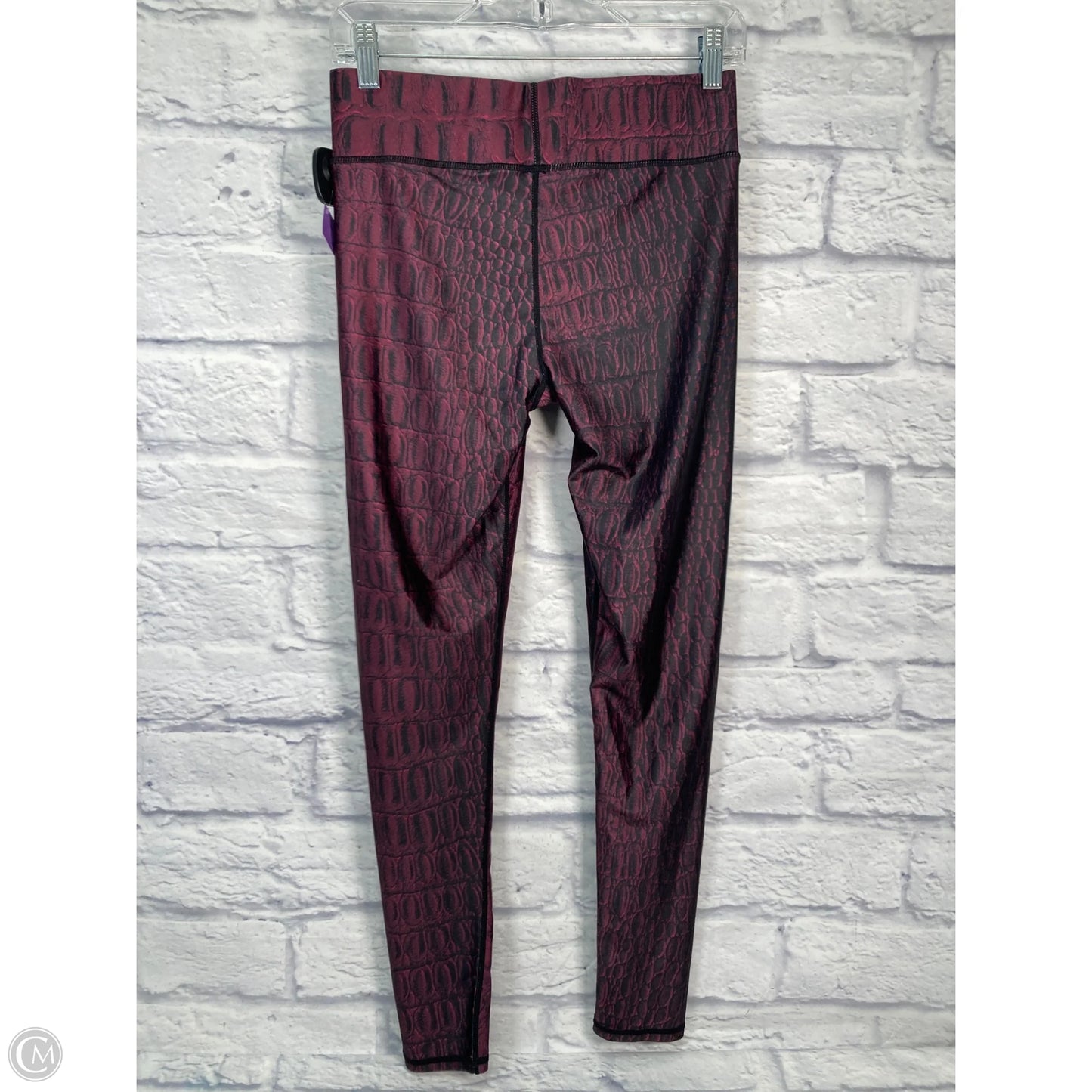 Athletic Leggings By Clothes Mentor In Black & Red, Size: M