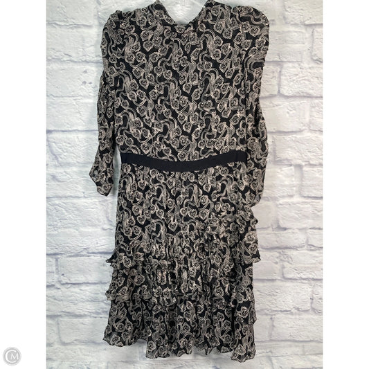 Dress Party Short By Rebecca Taylor In Black & Cream, Size: M