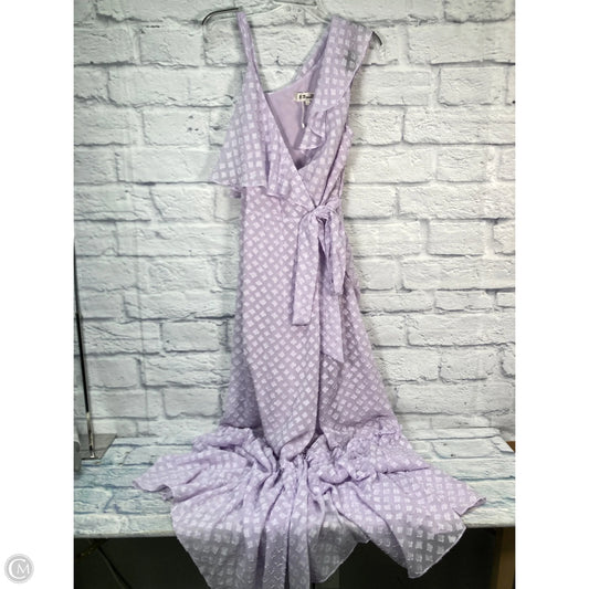Dress Designer By Diane Von Furstenberg In Purple, Size: L