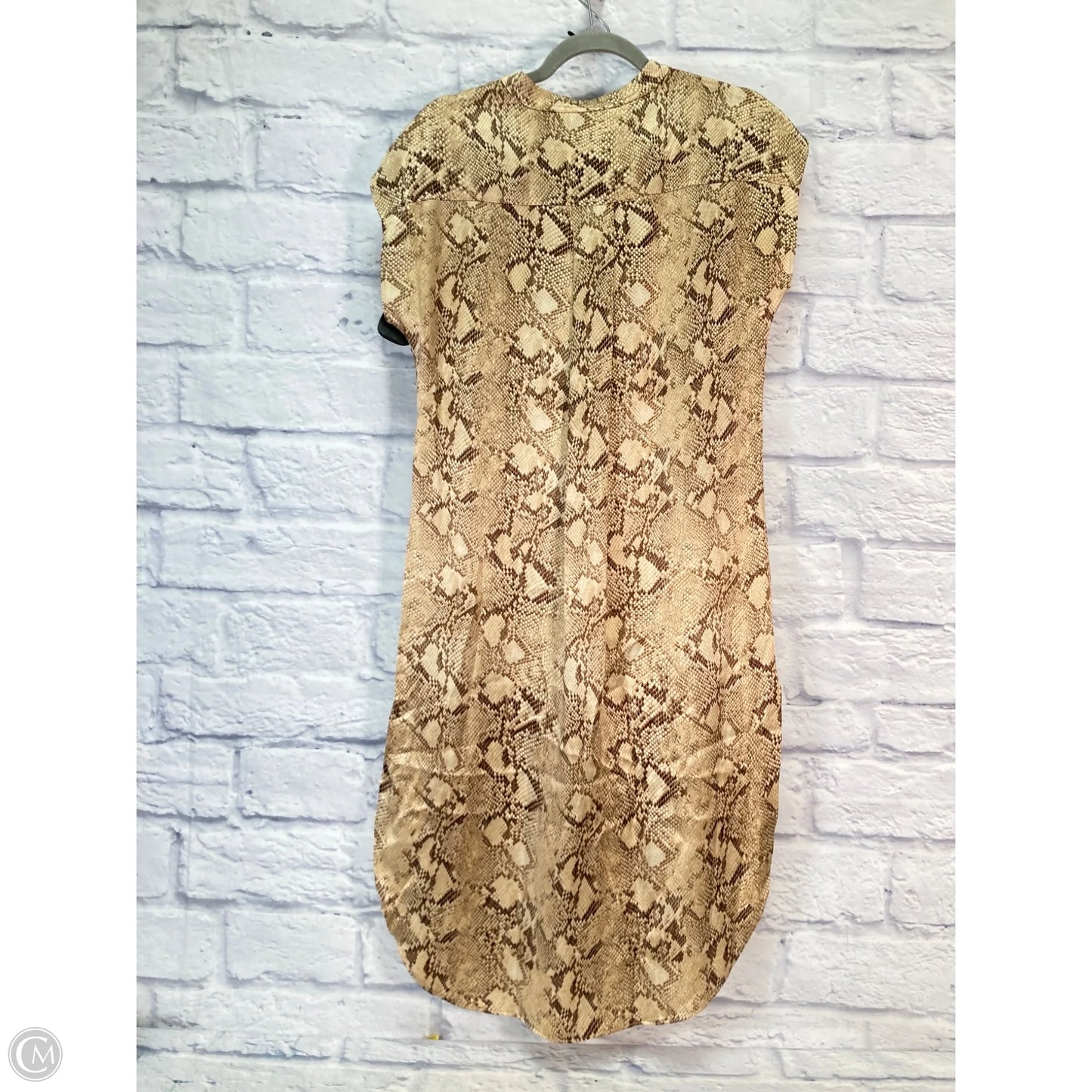 Dress Party Short By Banana Republic In Snakeskin Print, Size: Xxsp