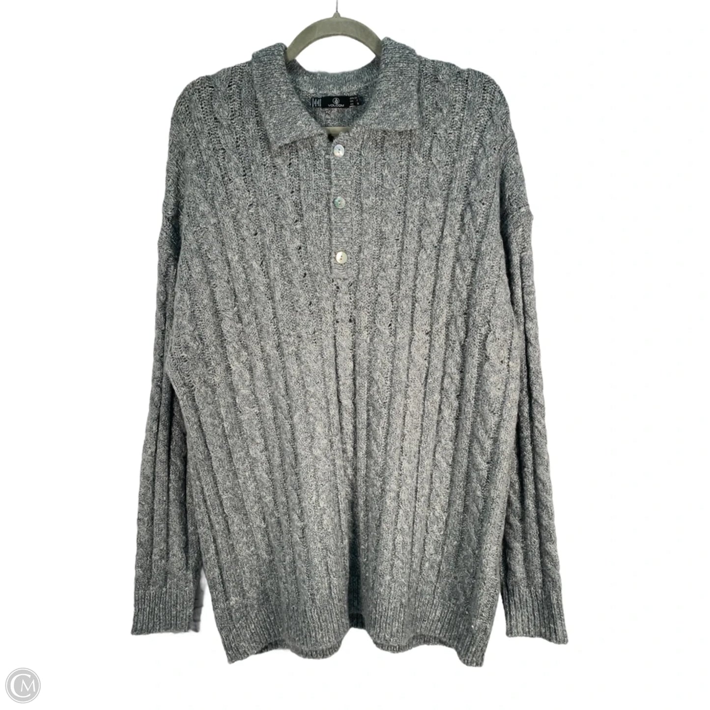 Sweater By Volcom In Grey, Size: S