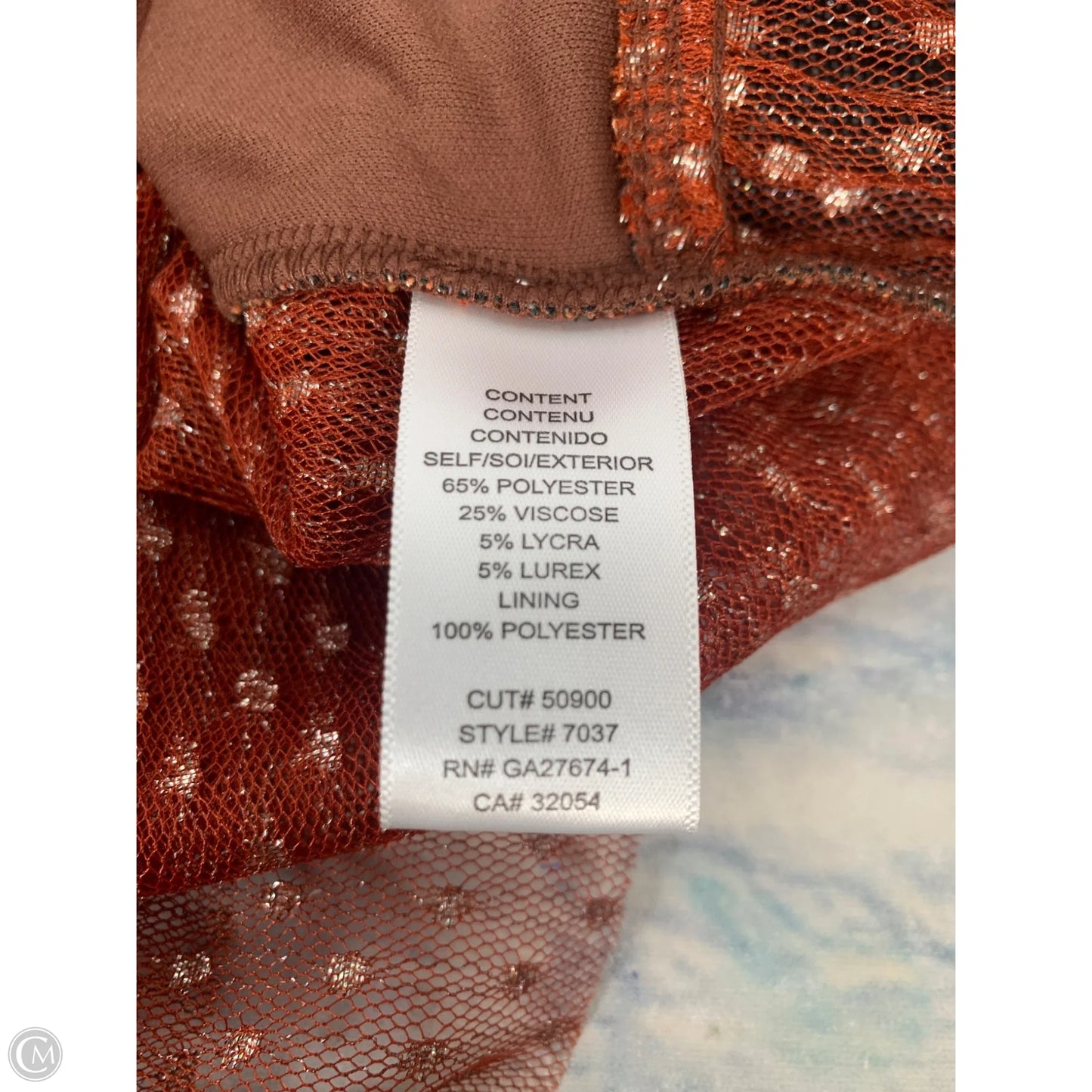 Top Sleeveless By Eva Franco In Brown, Size: L