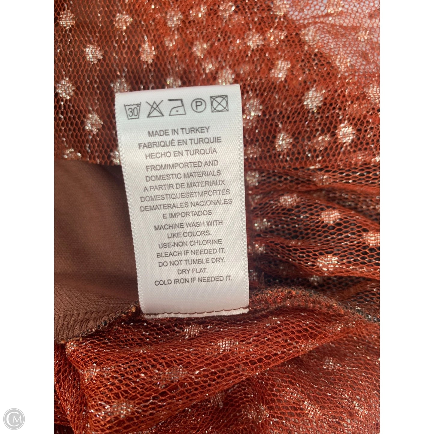 Top Sleeveless By Eva Franco In Brown, Size: L