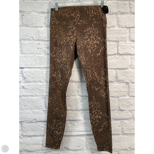 Athletic Leggings By Lululemon In Brown, Size: 10