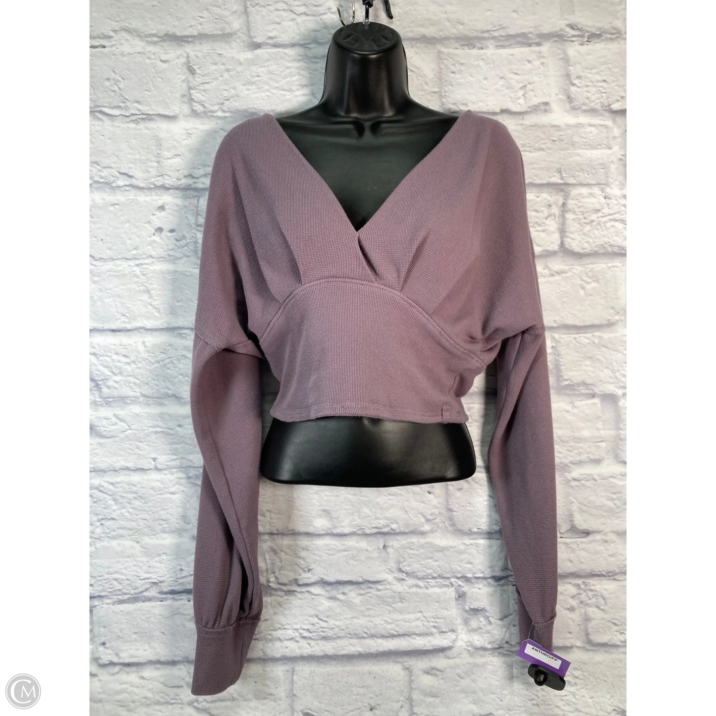 Top Long Sleeve By We The Free In Purple, Size: M