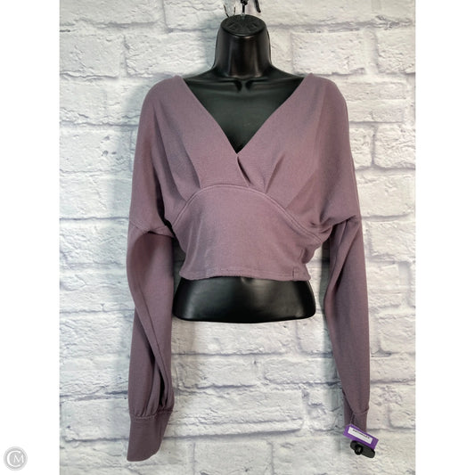Top Long Sleeve By We The Free In Purple, Size: M