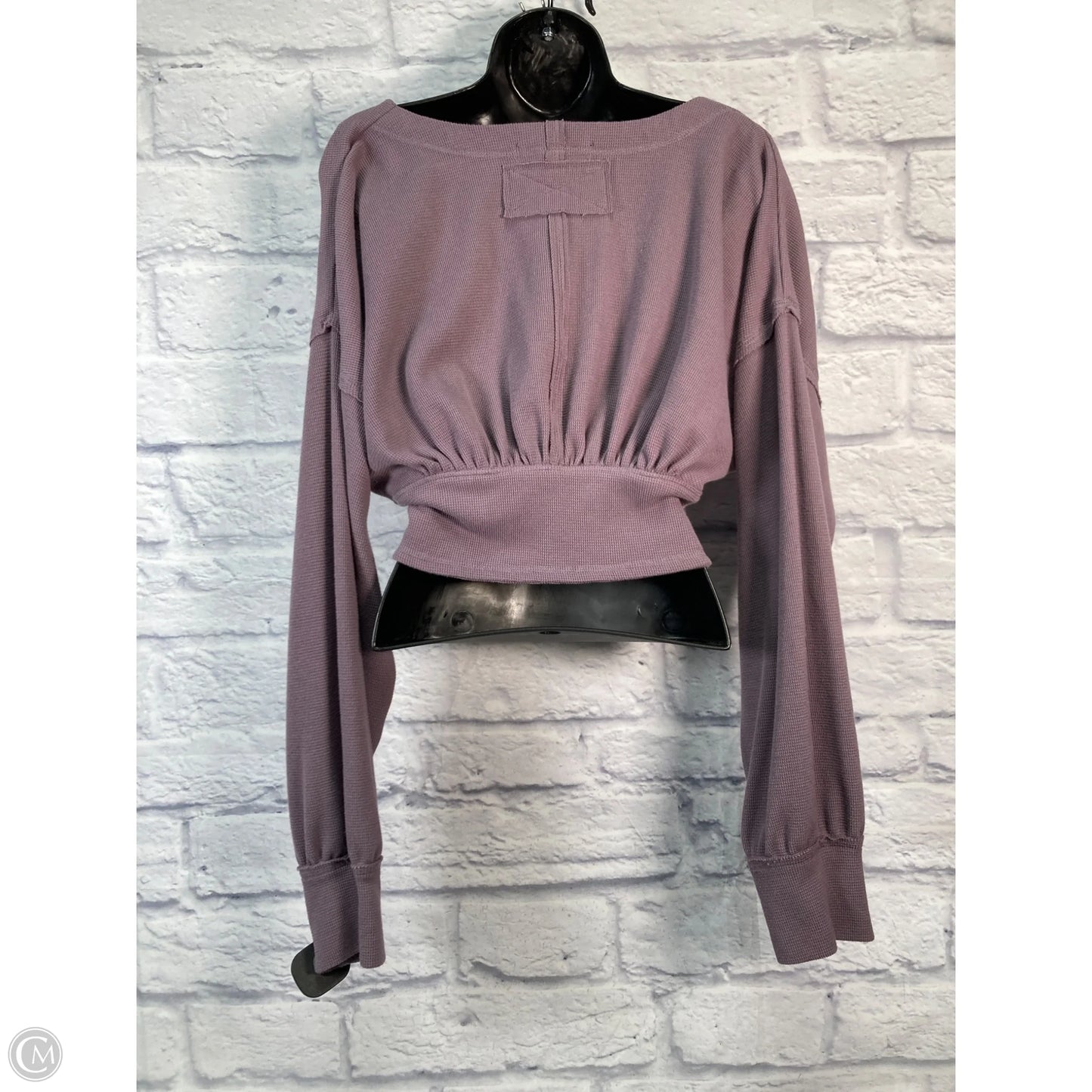 Top Long Sleeve By We The Free In Purple, Size: M