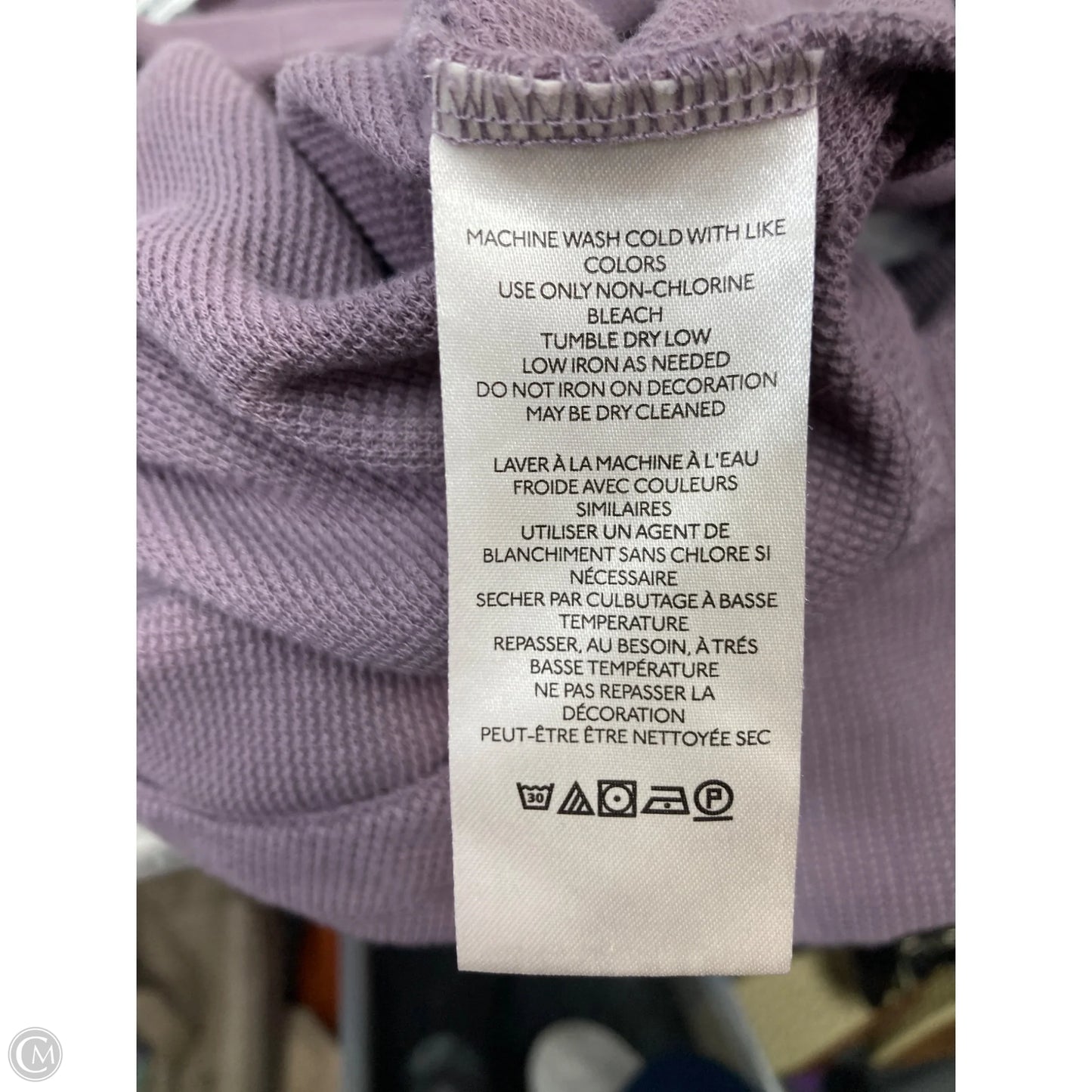 Top Long Sleeve By We The Free In Purple, Size: M