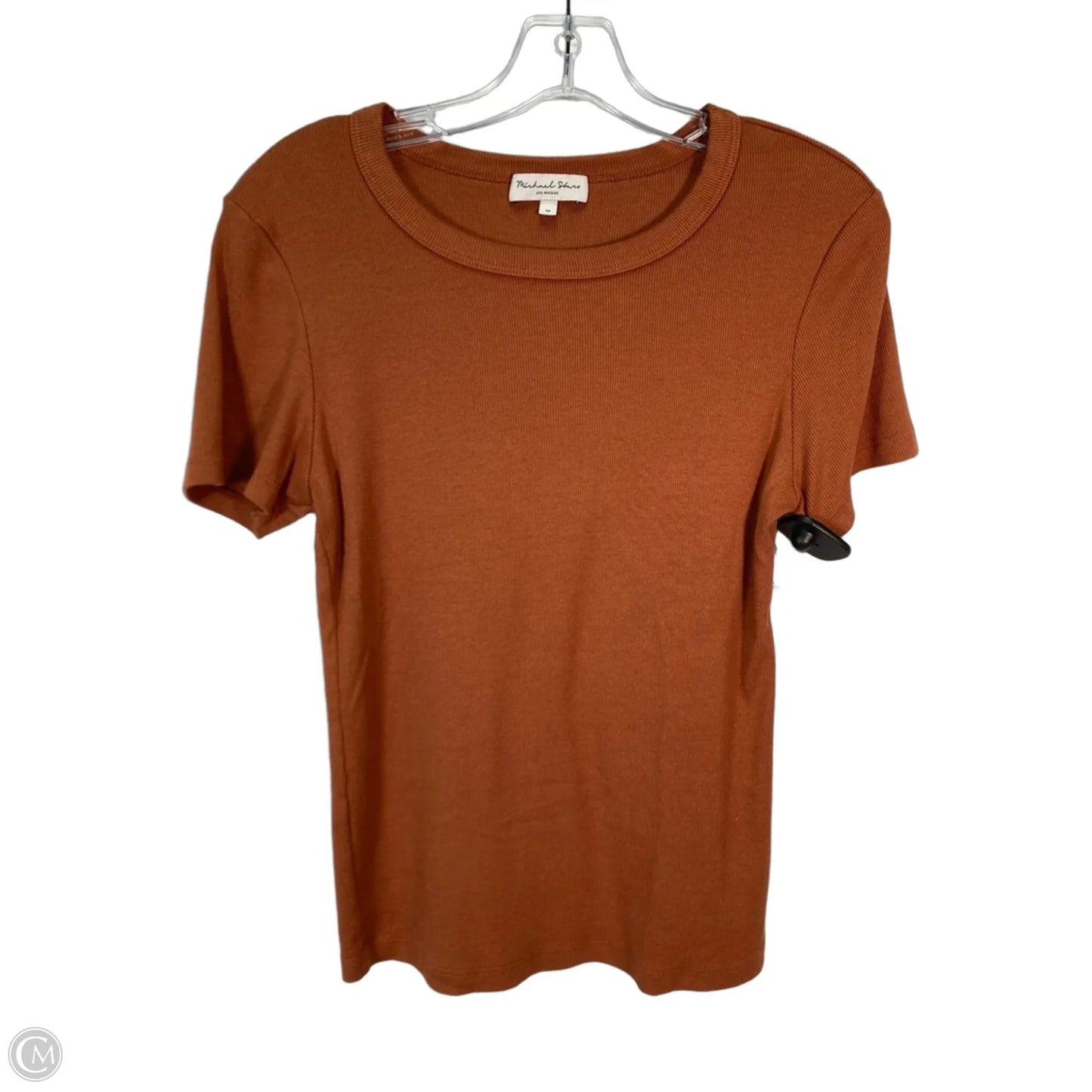 Top Short Sleeve Basic By Michael Stars In Orange, Size: M