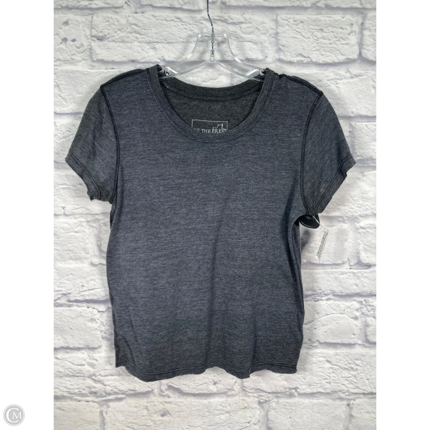 Top Short Sleeve Basic By We The Free In Grey, Size: M