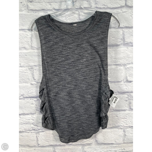 Athletic Tank Top By Lululemon In Grey, Size: M