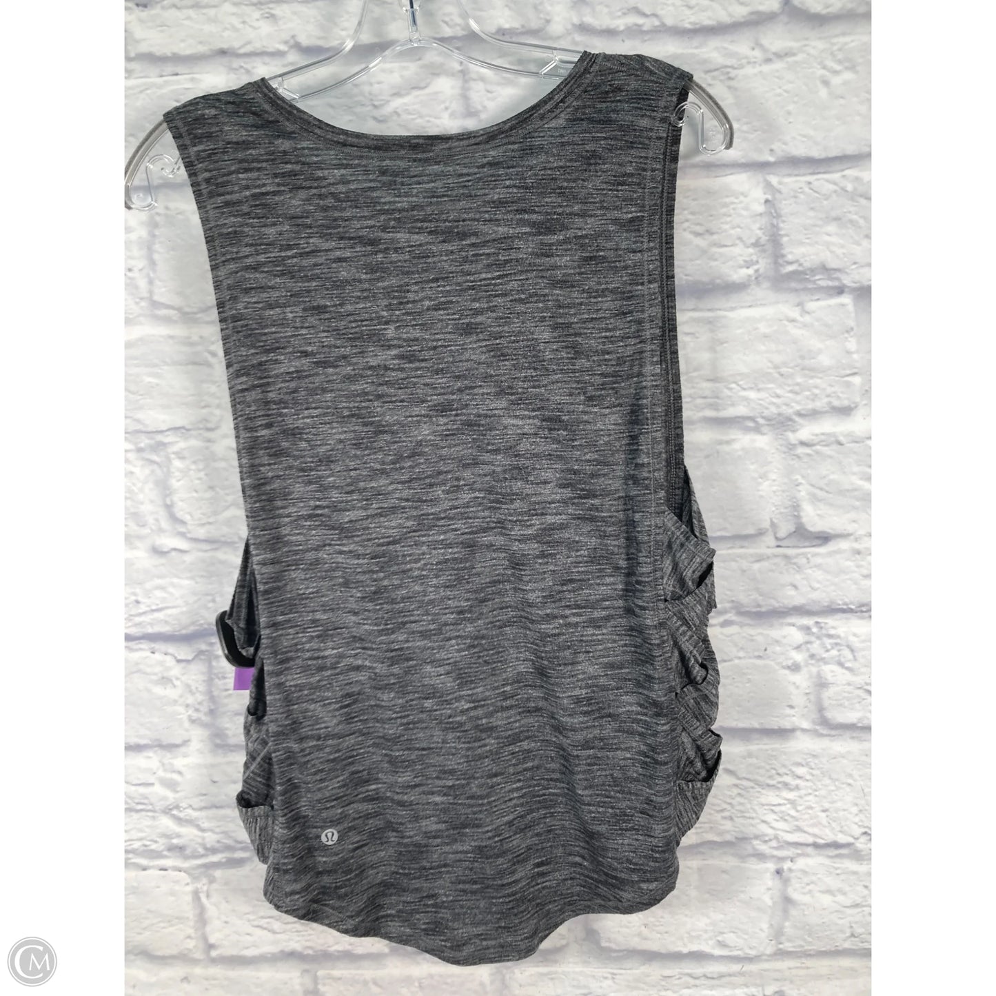 Athletic Tank Top By Lululemon In Grey, Size: M