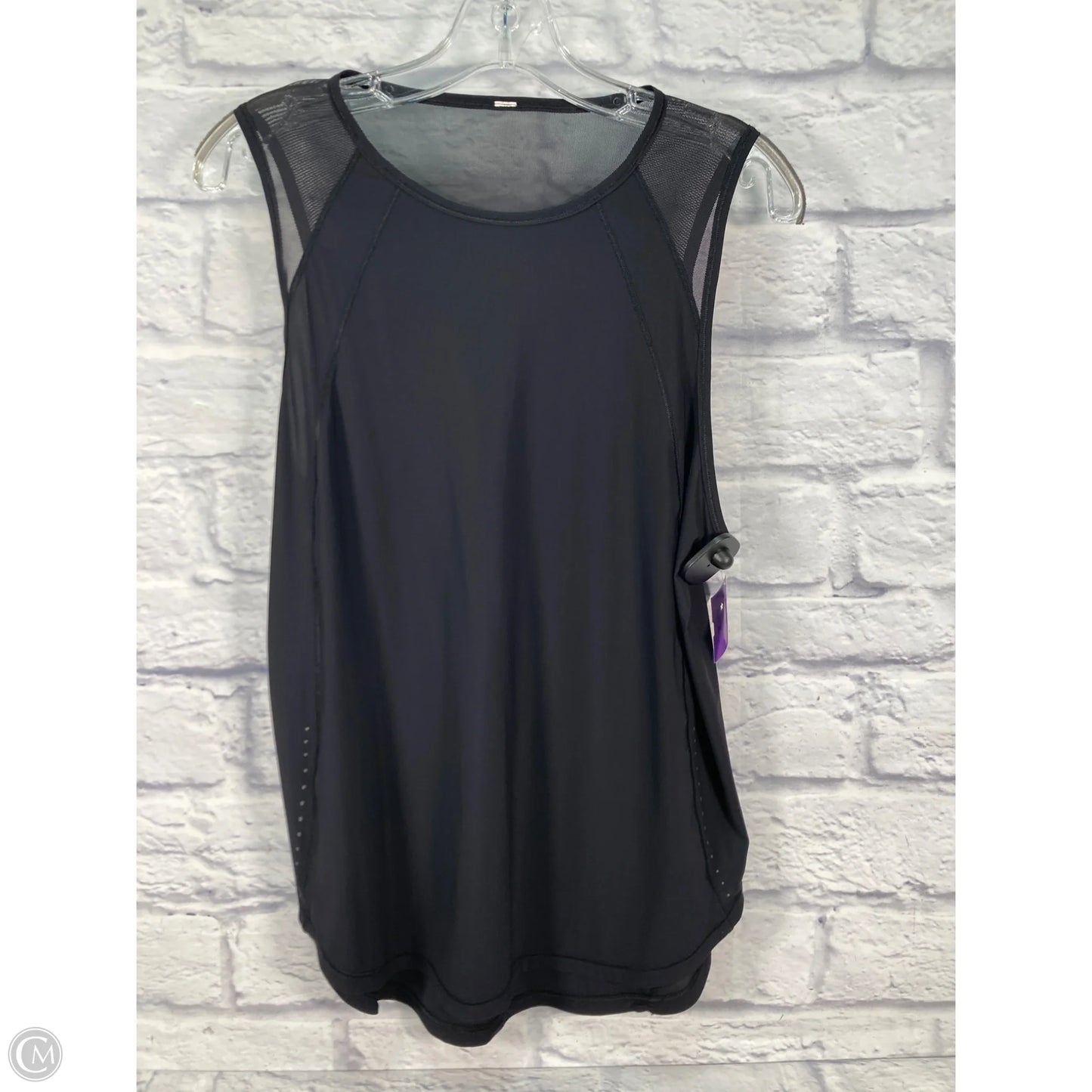 Athletic Tank Top By Lululemon In Black, Size: M