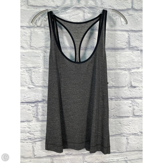 Athletic Tank Top By Lululemon In Grey, Size: M