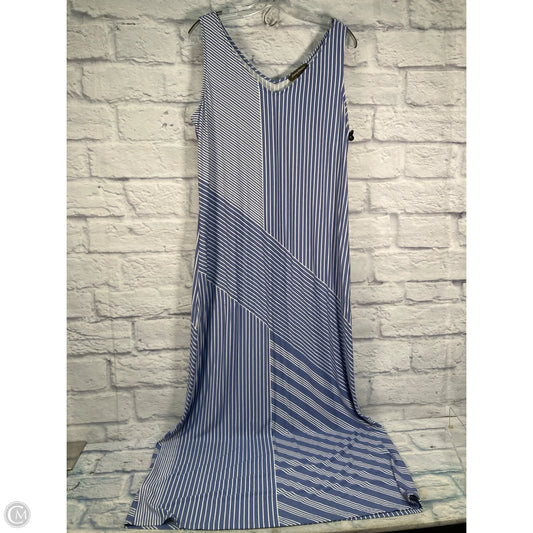 Dress Casual Maxi By Tommy Bahama In Striped Pattern, Size: L