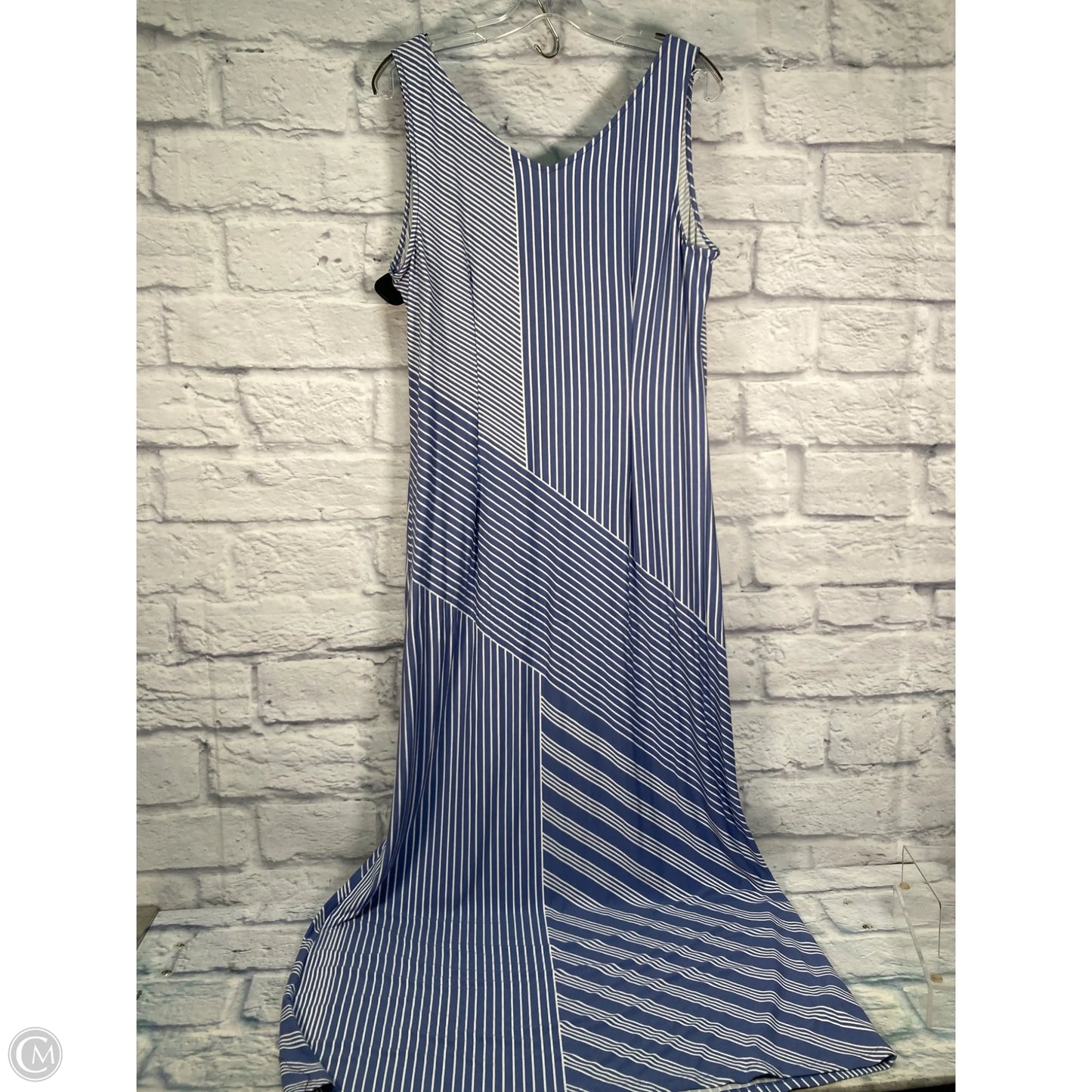 Dress Casual Maxi By Tommy Bahama In Striped Pattern, Size: L