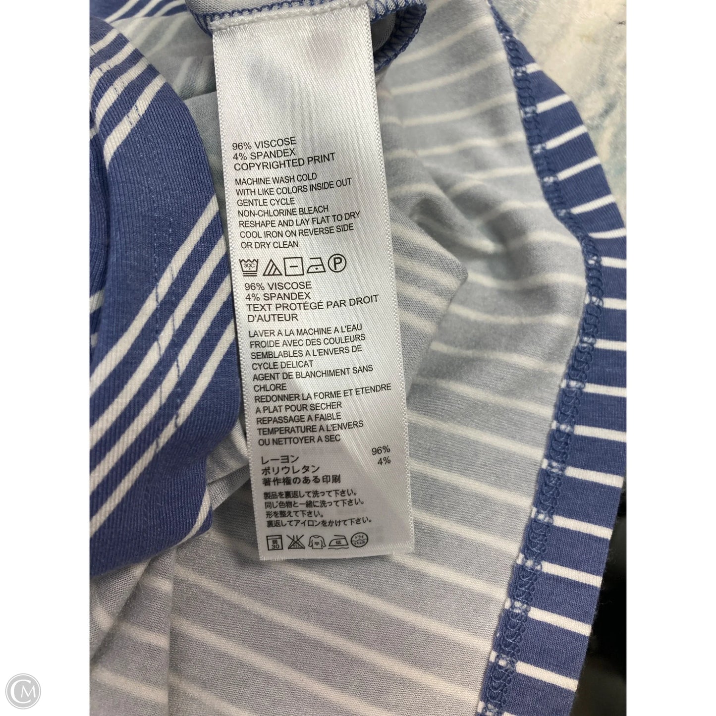 Dress Casual Maxi By Tommy Bahama In Striped Pattern, Size: L