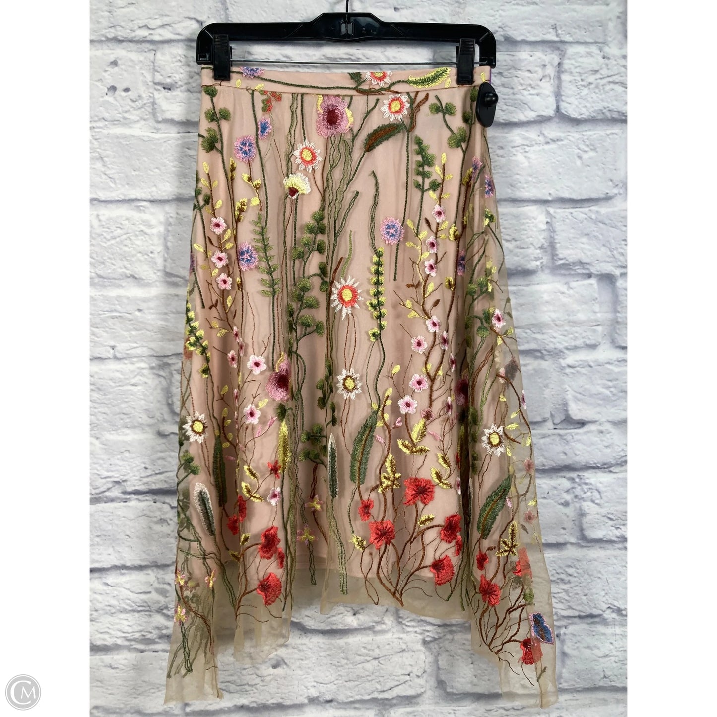 Skirt Midi By Eva Franco In Floral Print, Size: 4p