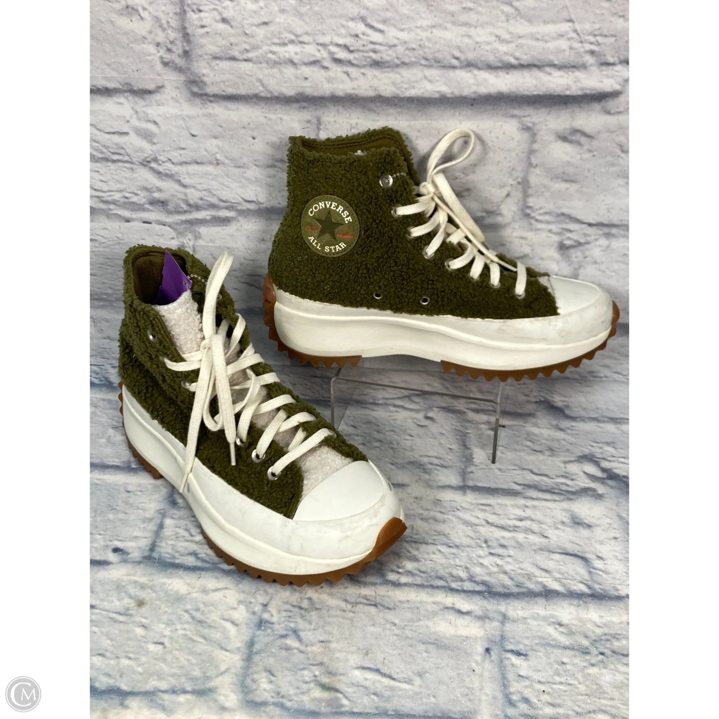 Shoes Sneakers By Converse In Green, Size: 8.5