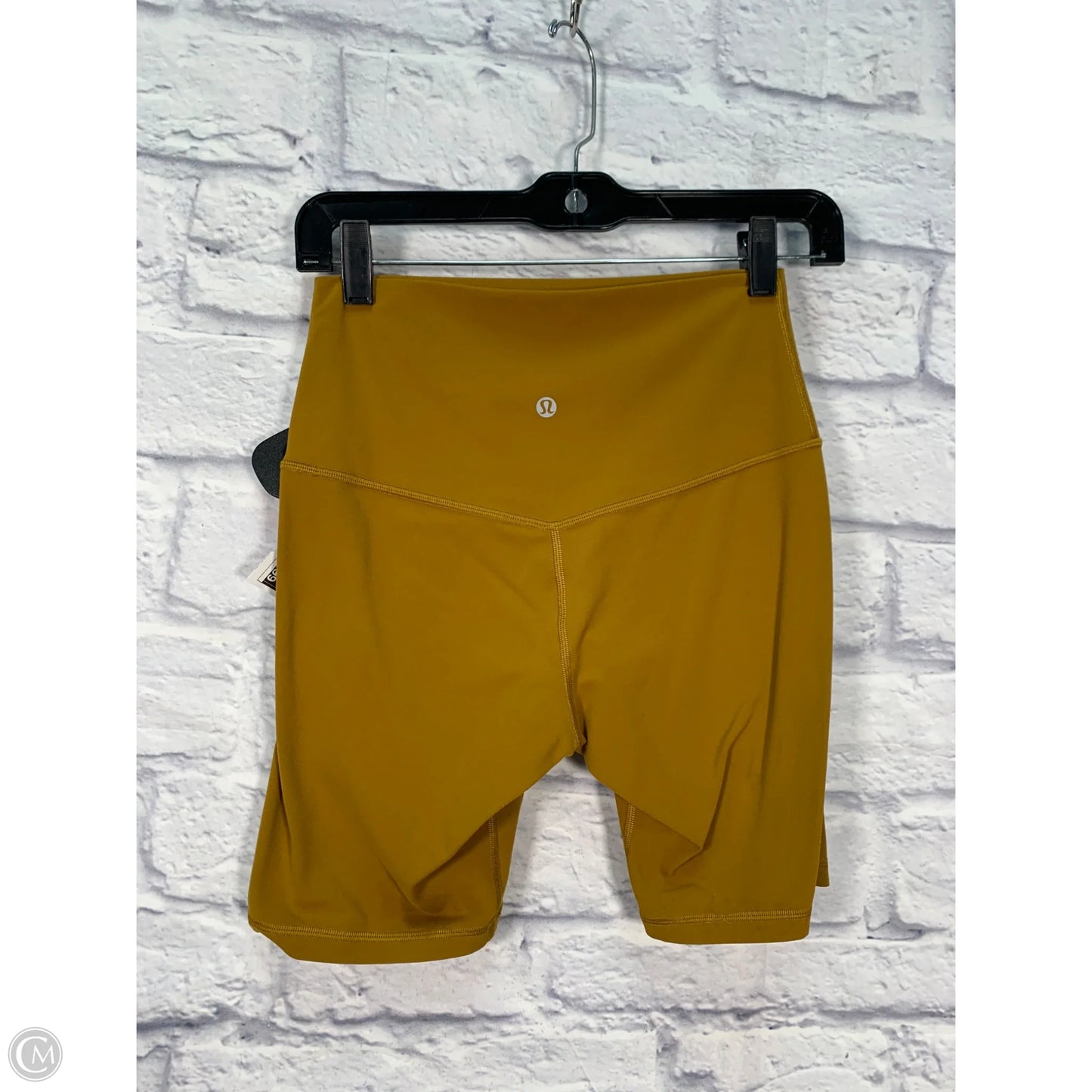 Athletic Shorts By Lululemon In Yellow, Size: 6