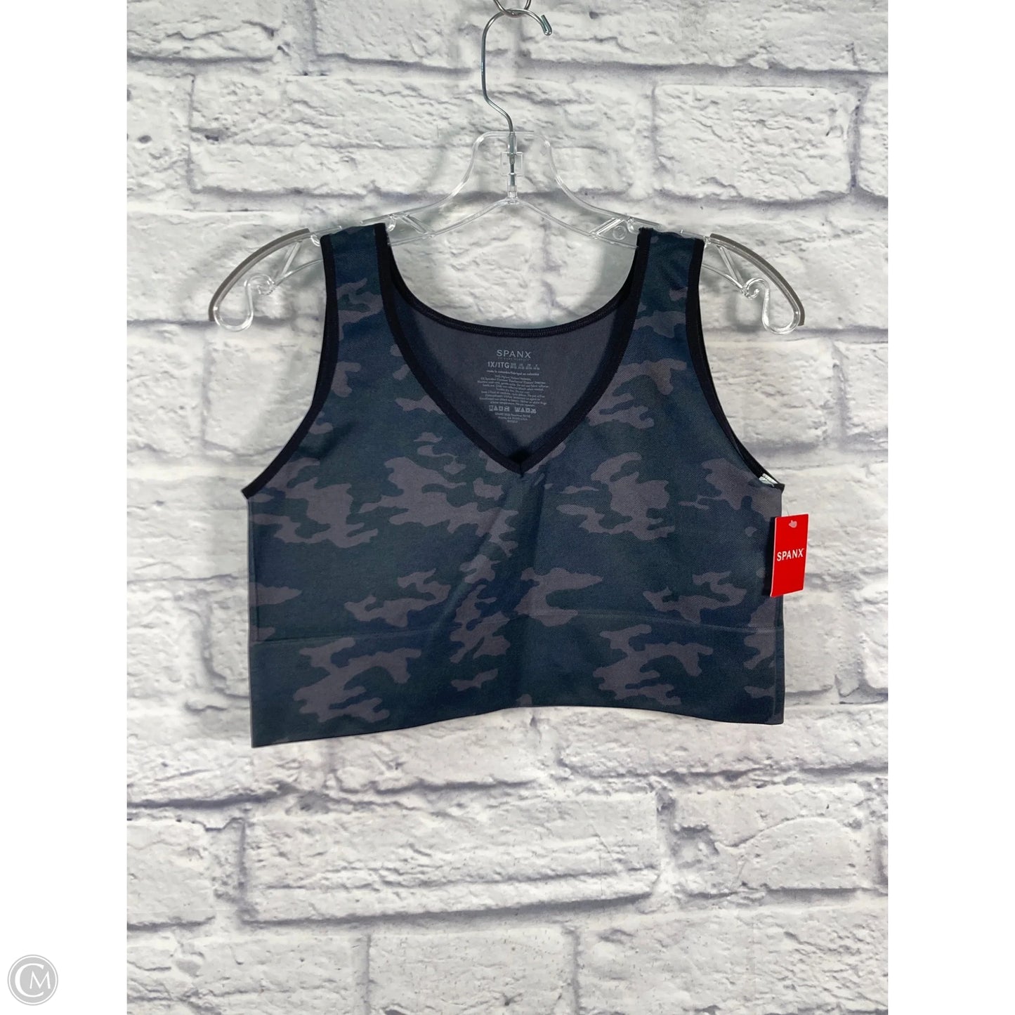 Athletic Bra By Spanx In Camouflage Print, Size: 1x