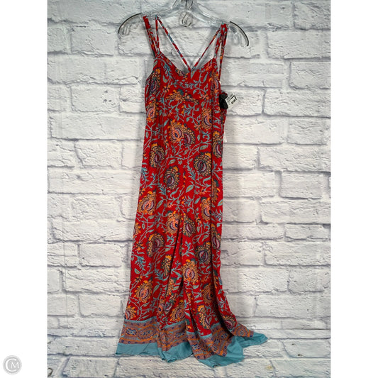 Jumpsuit By Anthropologie In Paisley Print, Size: Xs