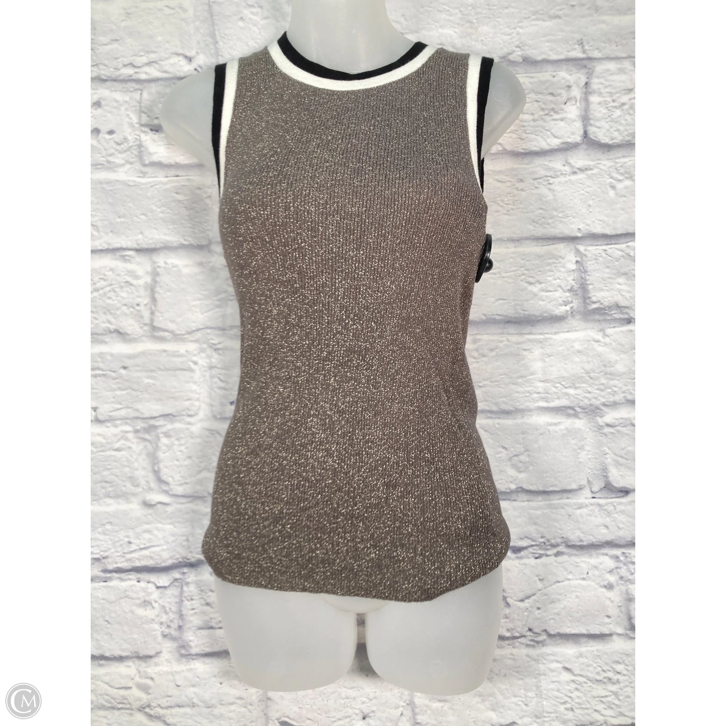 Top Sleeveless By Moth In Grey, Size: S