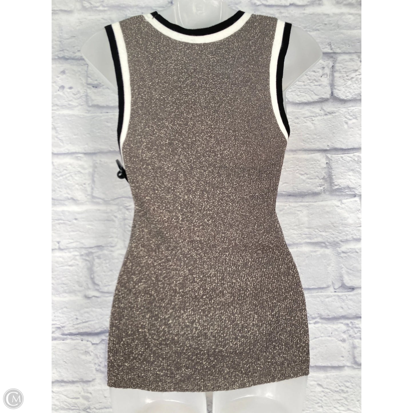 Top Sleeveless By Moth In Grey, Size: S