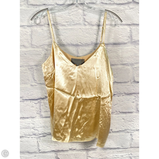 Blouse Sleeveless By Sunday In Brooklyn In Gold, Size: S