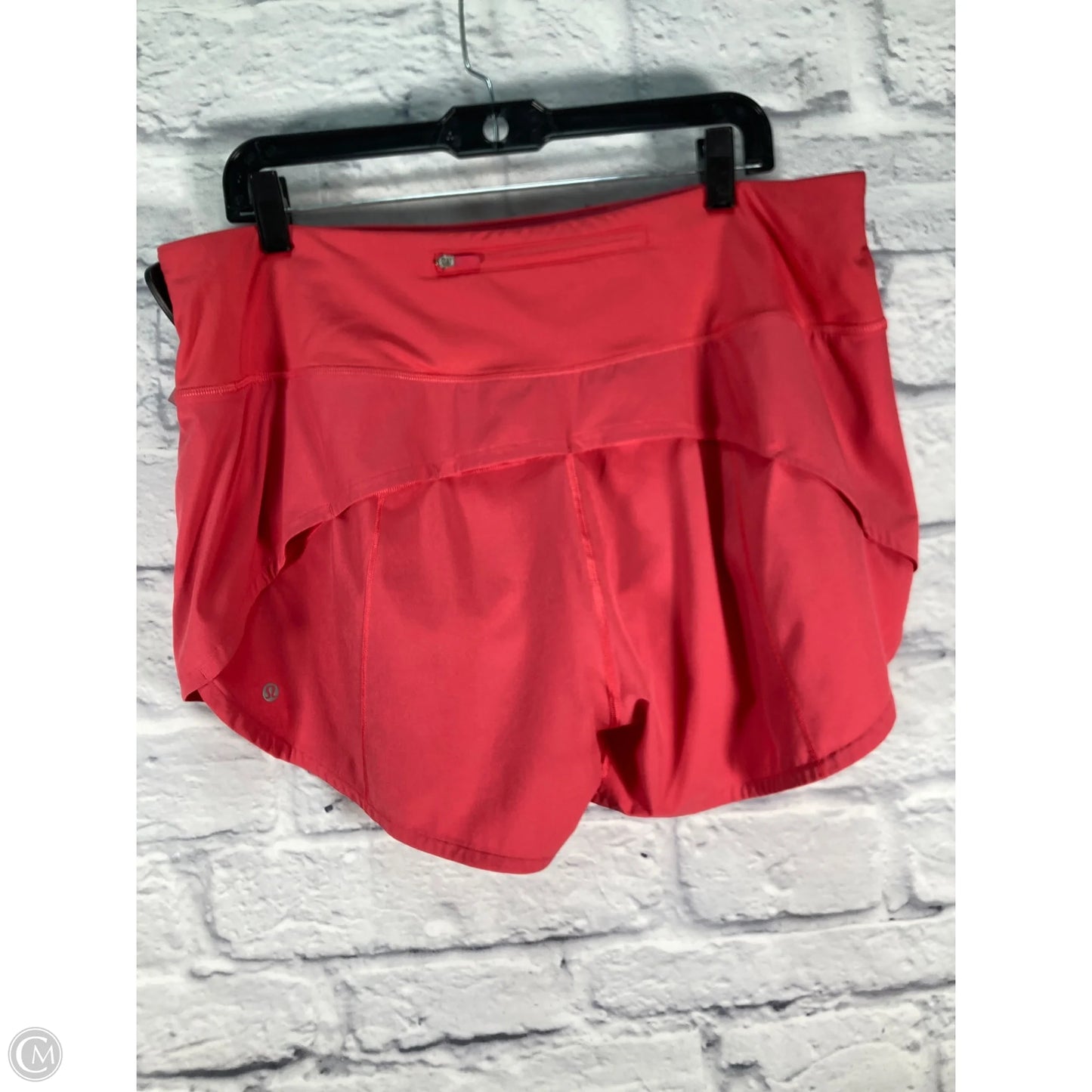 Athletic Shorts By Lululemon In Pink, Size: 14