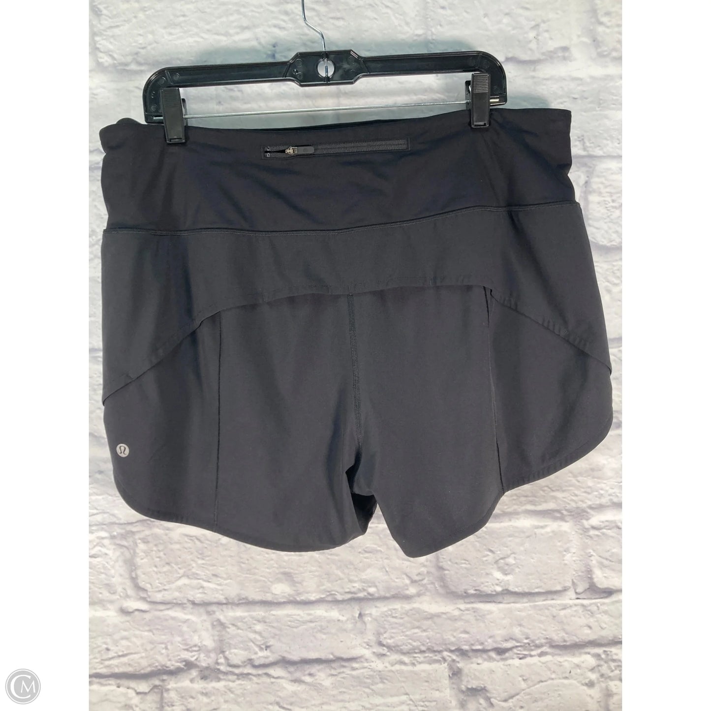 Athletic Shorts By Lululemon In Black, Size: 14