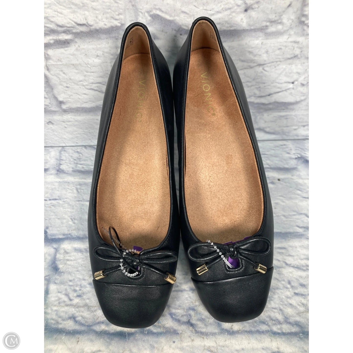 Shoes Flats By Vionic In Black, Size: 9
