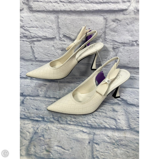 Shoes Heels Stiletto By Clothes Mentor In Cream, Size: 9.5