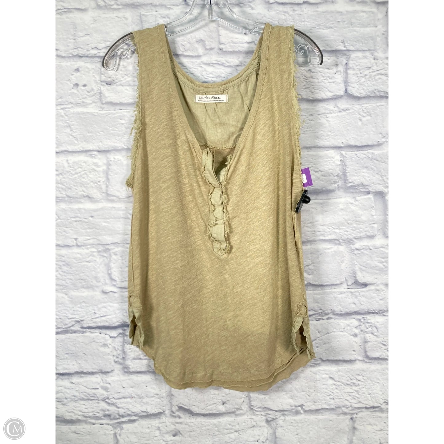 Top Sleeveless By We The Free In Green, Size: M