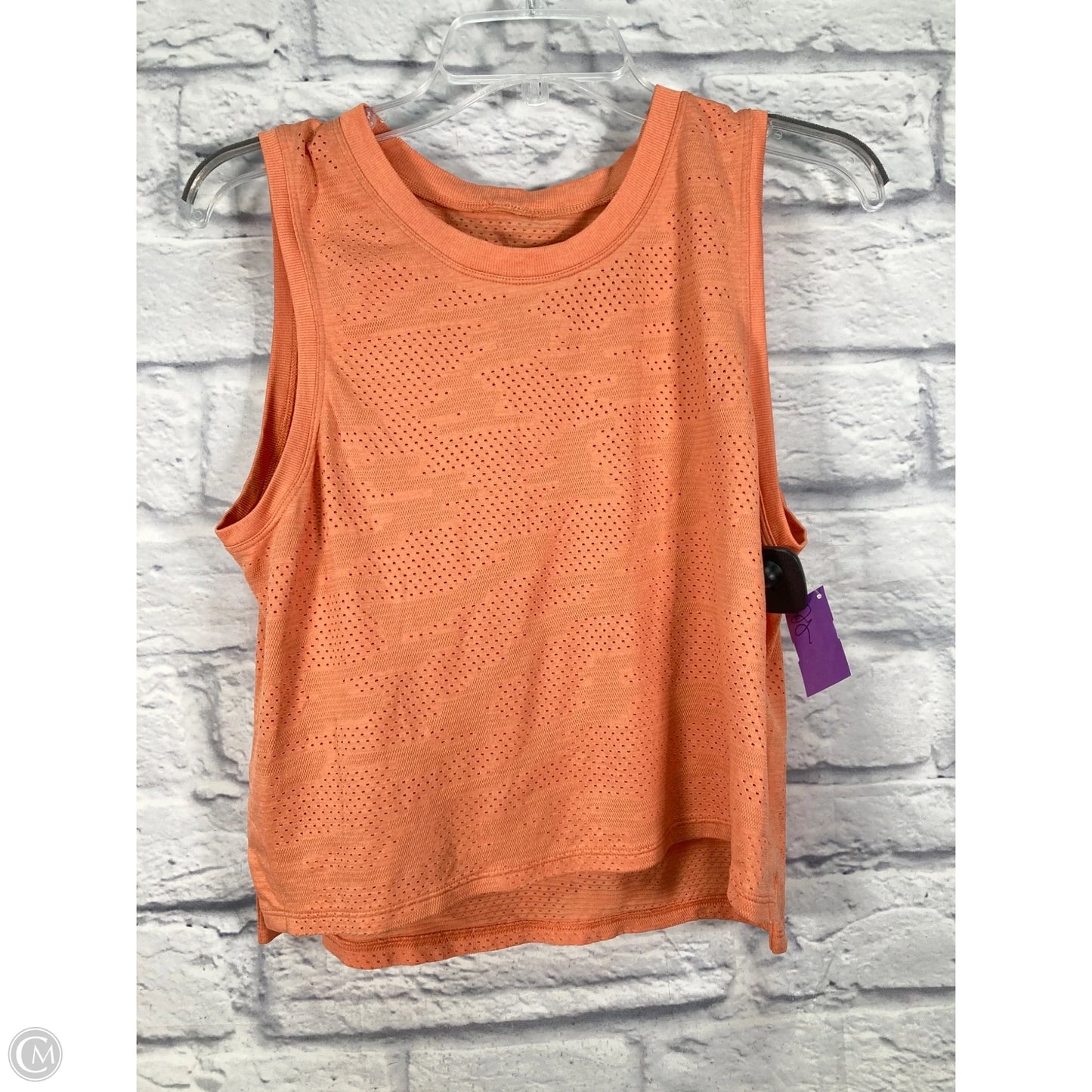 Athletic Tank Top By Lululemon In Orange, Size: S