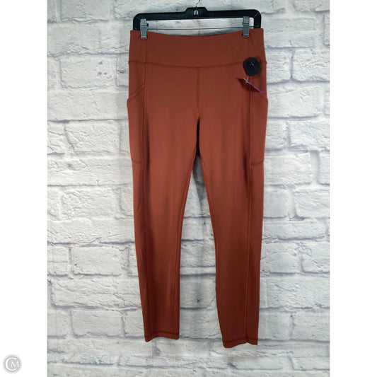 Athletic Leggings By Lululemon In Brown, Size: 10