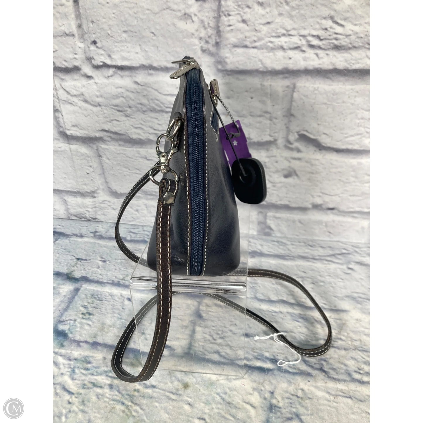 Crossbody Leather By Clothes Mentor, Size: Small
