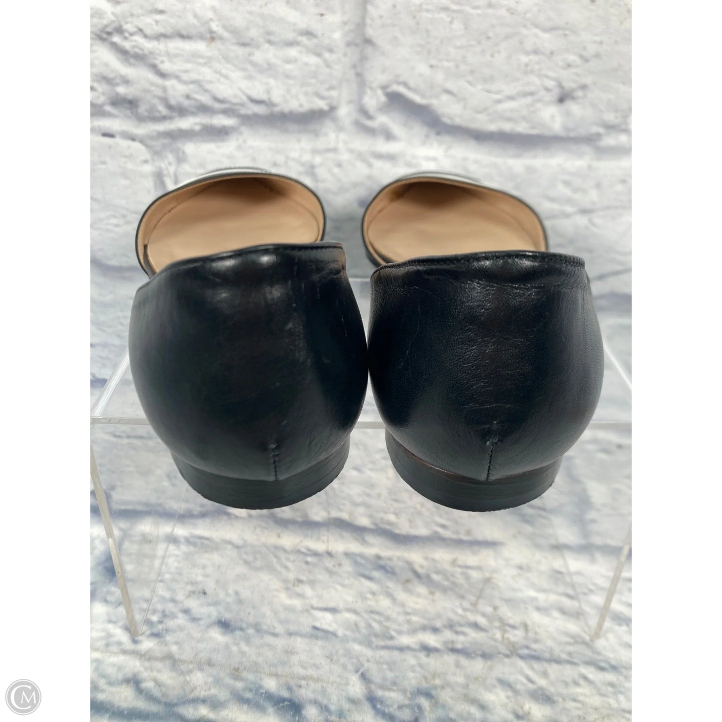 Shoes Luxury Designer By Manolo Blahnik In Black & White, Size: 6
